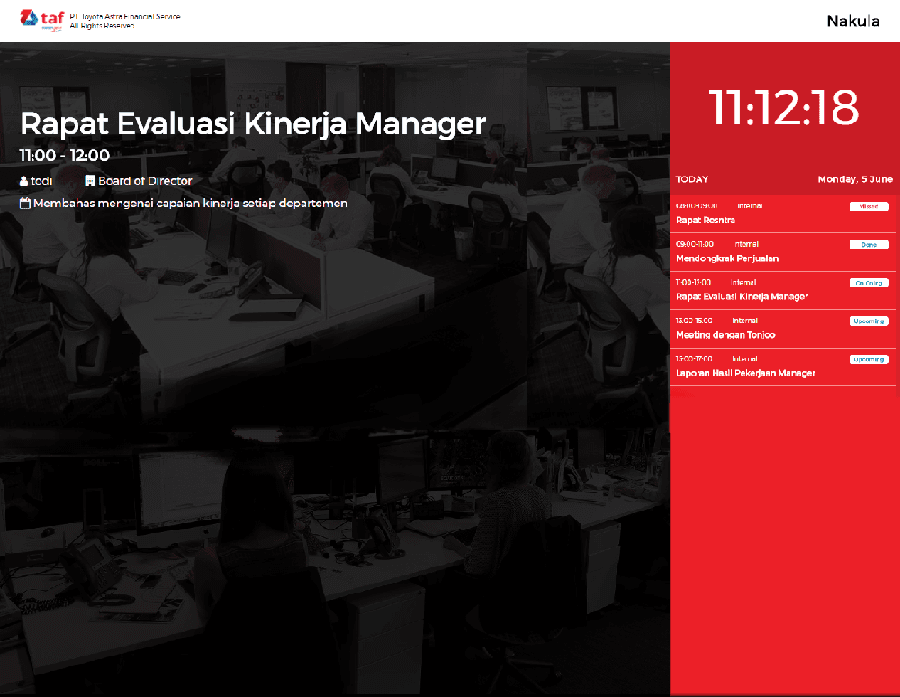 Booking Management System TAF