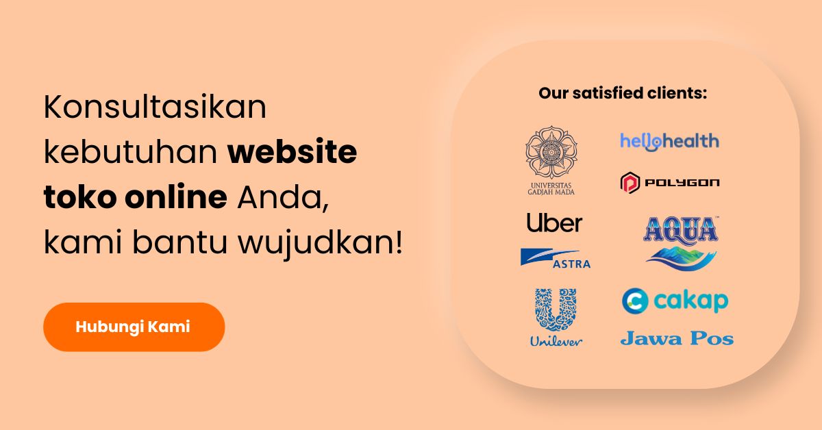 jasa pembuatan website toko online berkualitas