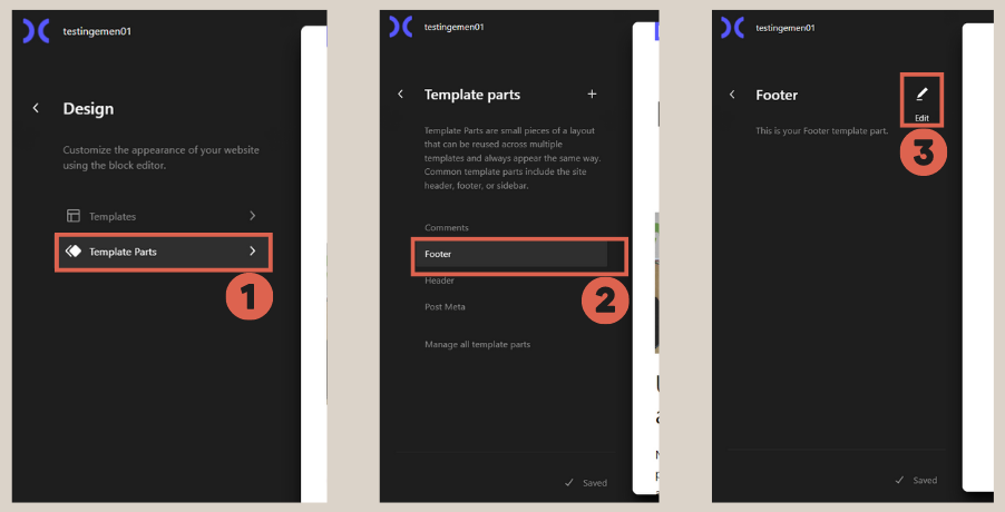 how to create footer in wordpress