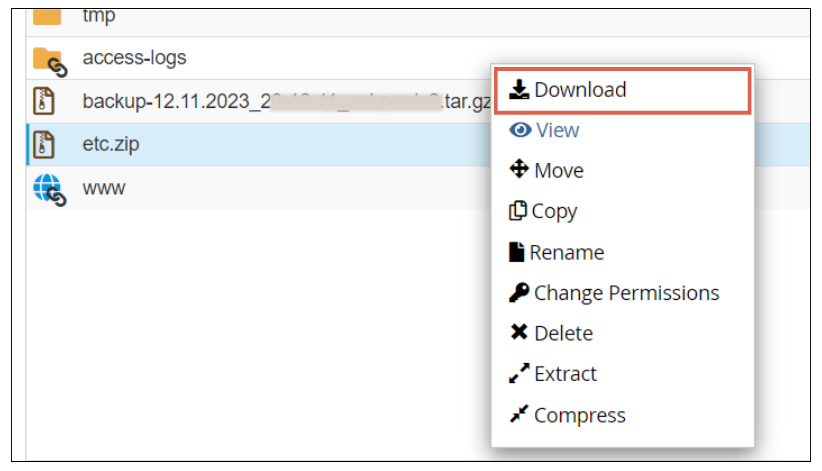 How to Manually Back Up WordPress in cPanel