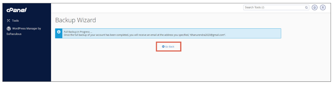 How to Back Up WordPress in cPanel with the Backup Wizard