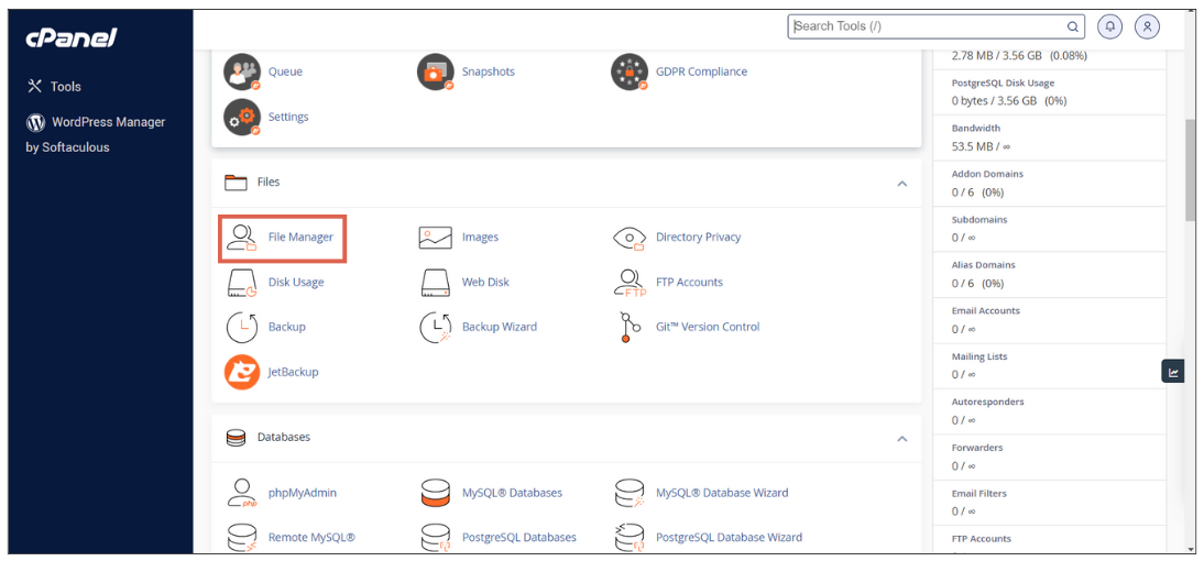 How to Manually Back Up WordPress in cPanel