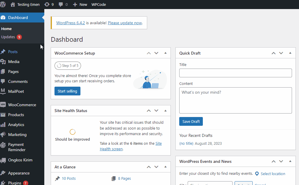 Delete a wordpress Menu in the Block Editor (Gutenberg)