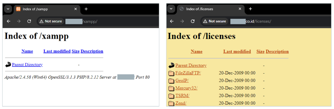 disable directory listing example