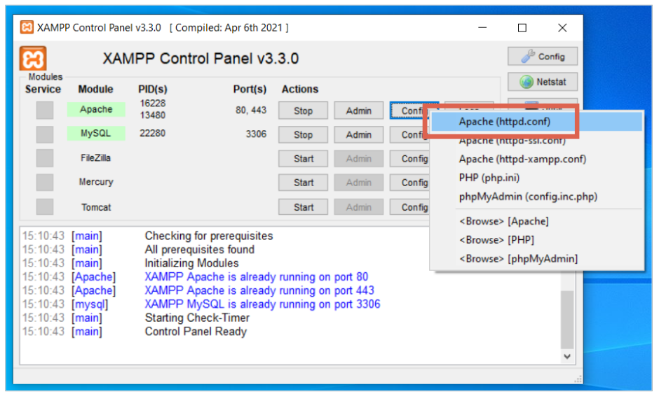Ways to Hide Apache Server Version in XAMPP
