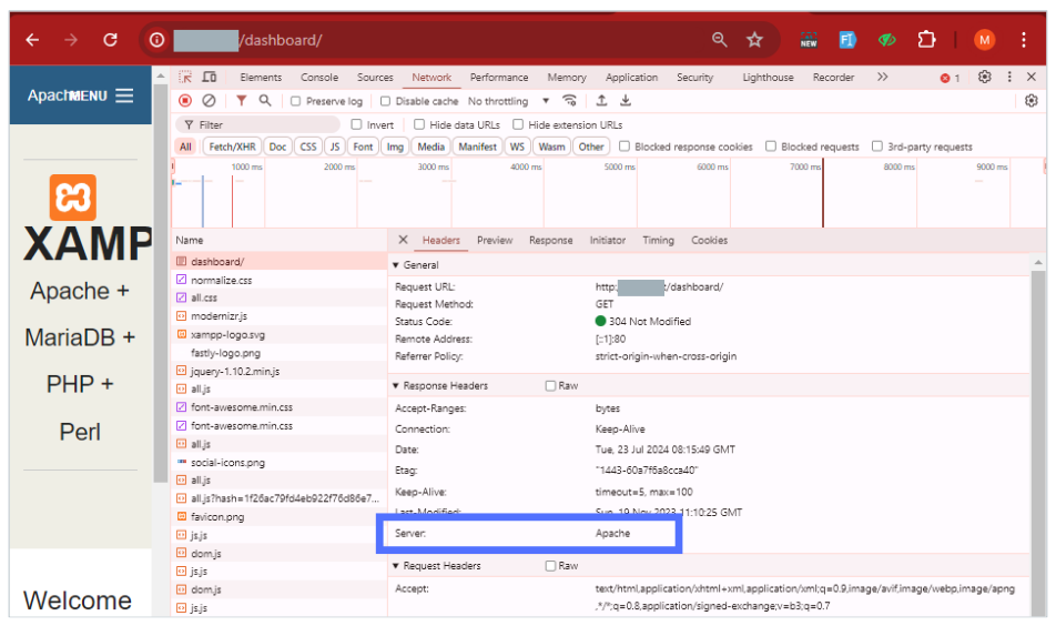 Ways to Hide Apache Server Version in XAMPP