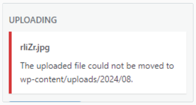 How to Fix "The uploaded file could not be moved to..." Error in WordPress on Localhost