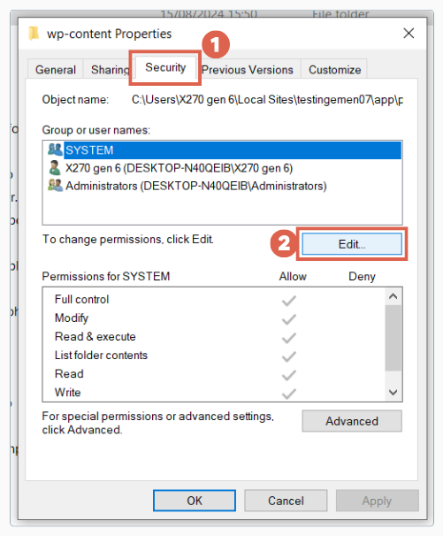 How to Fix "The uploaded file could not be moved to..." in WordPress