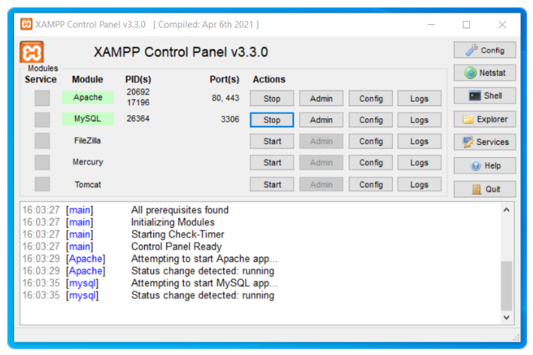 how to downgrade php version in xampp
