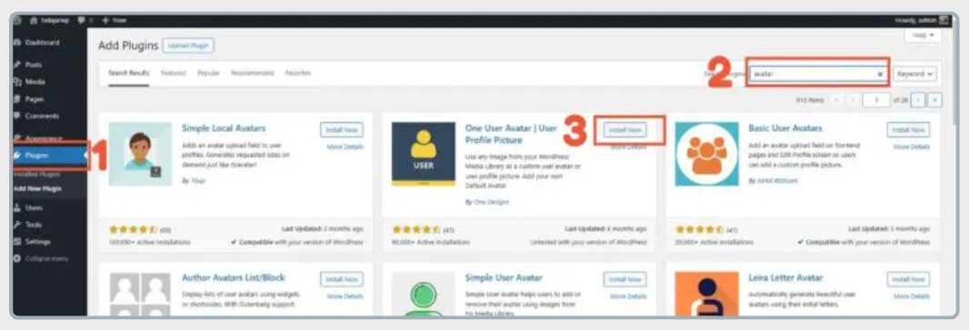 Adding an Author Photo Using the One User Avatar Plugin
