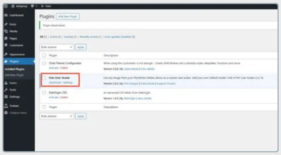 Adding an Author Photo Using the One User Avatar Plugin