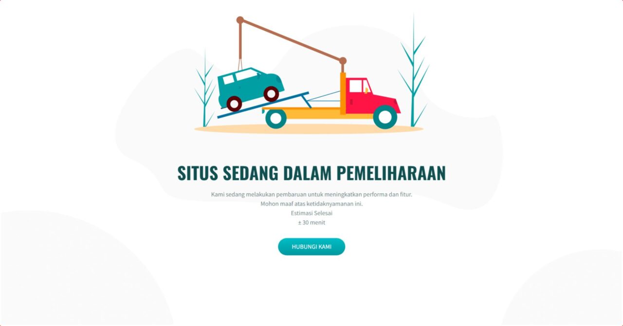 Situs sedang dalam pemeliharaan