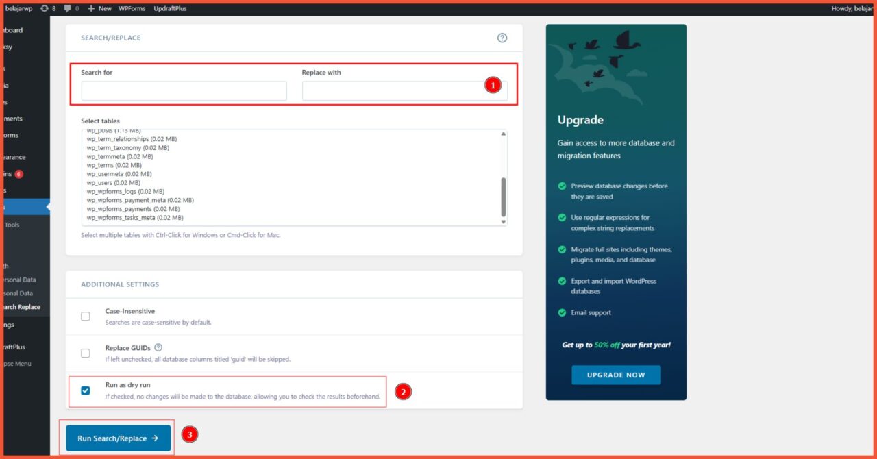 Langkah 3: Update internal link