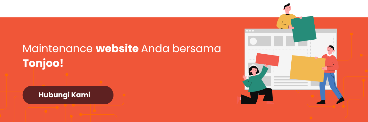Jasa maintenance website Tonjoo
