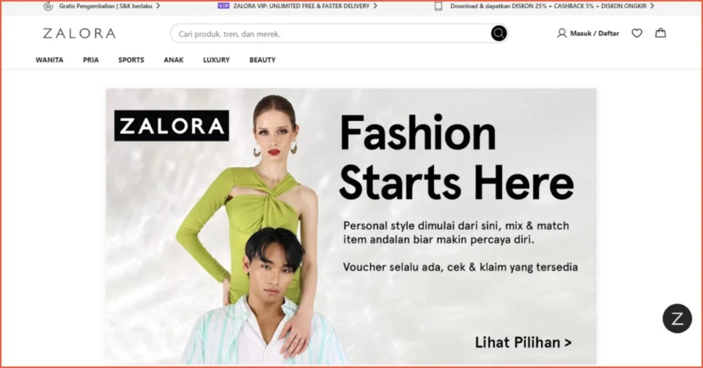 Popular Ecommerce Website Examples