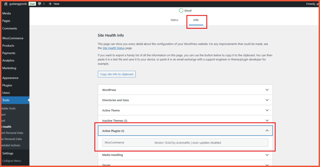 How to Check WooCommerce Version from the WordPress Dashboard