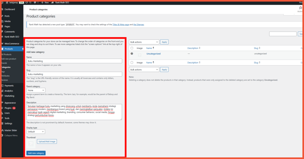 How to Create Product Categories in WooCommerce
