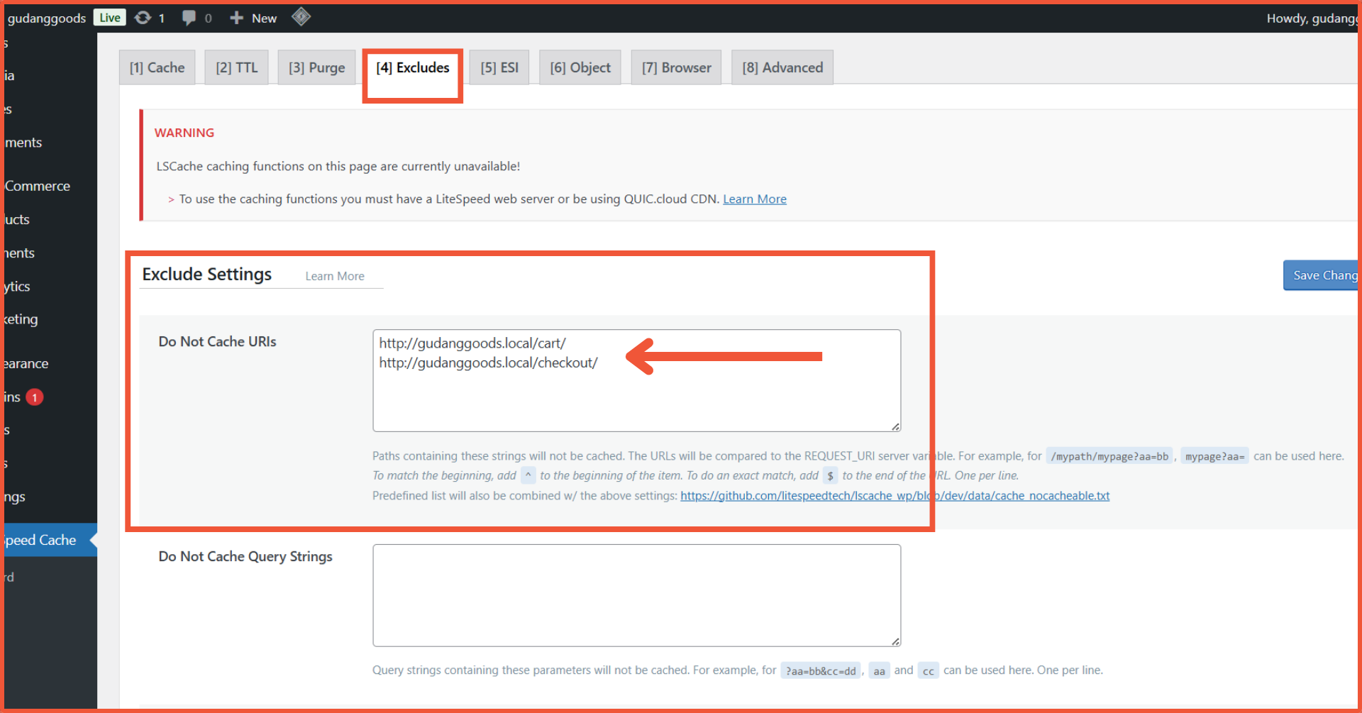 cara clear cache WooCommerce menggunakan plugin LiteSpeed Cache