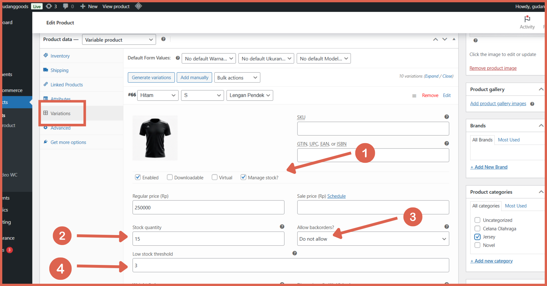 Cara Mengatur Stok Produk di WooCommerce