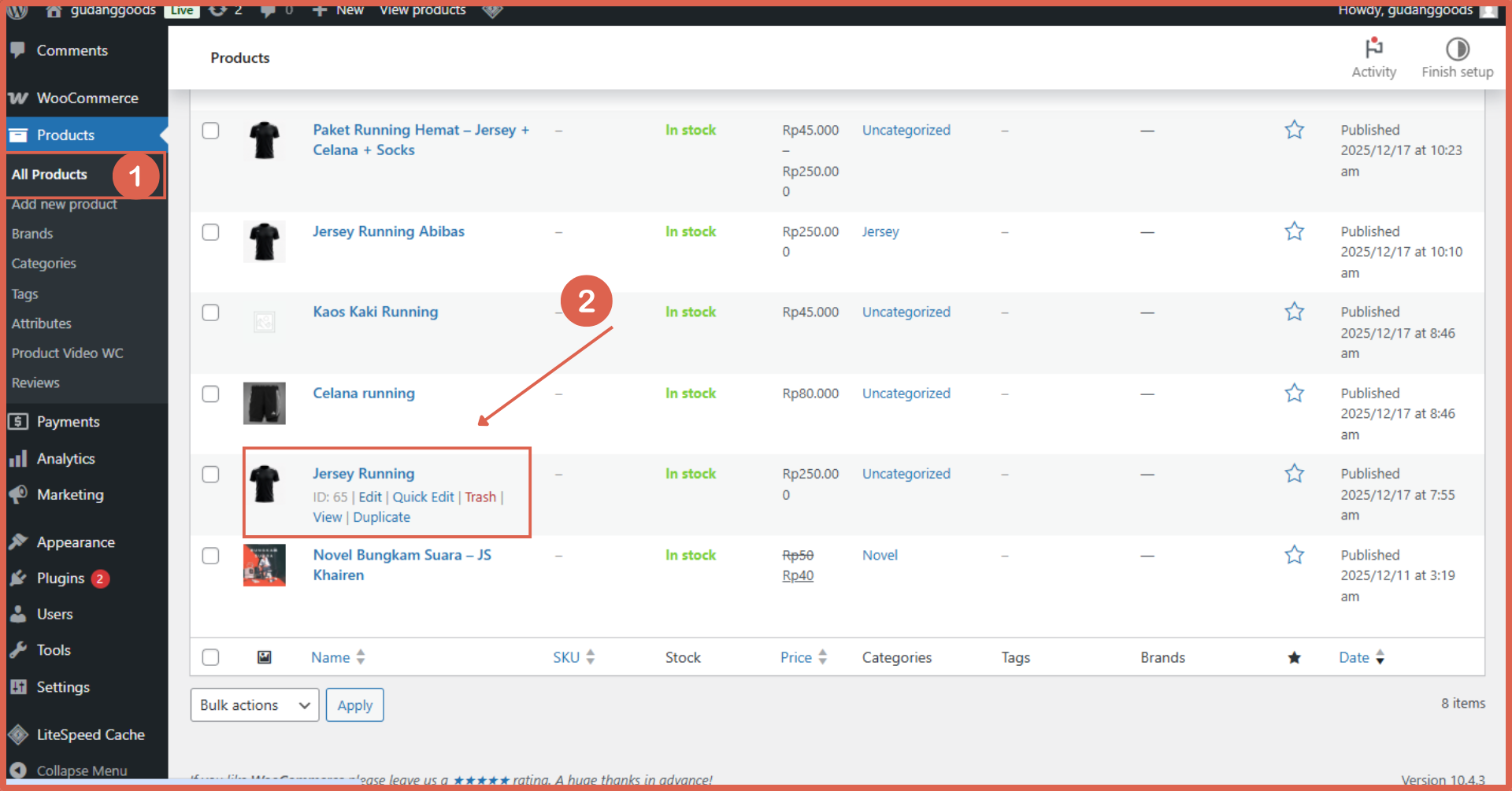 Cara Mengatur Stok Produk di WooCommerce